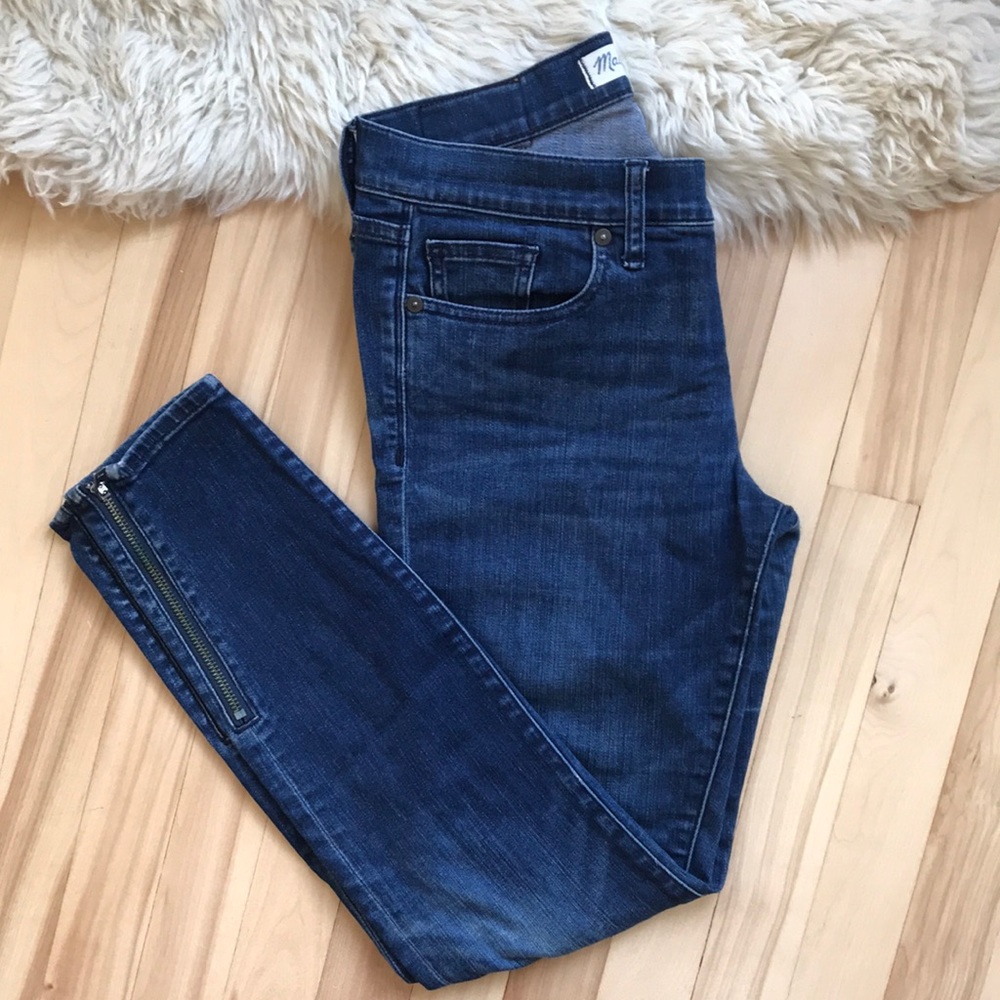 Madewell Skinny Skinny Ankle Zip Jean
